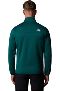 The North Face forro polar hombre M CREST FZ vista trasera