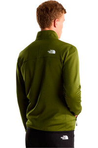 The North Face forro polar hombre M CREST FZ vista trasera