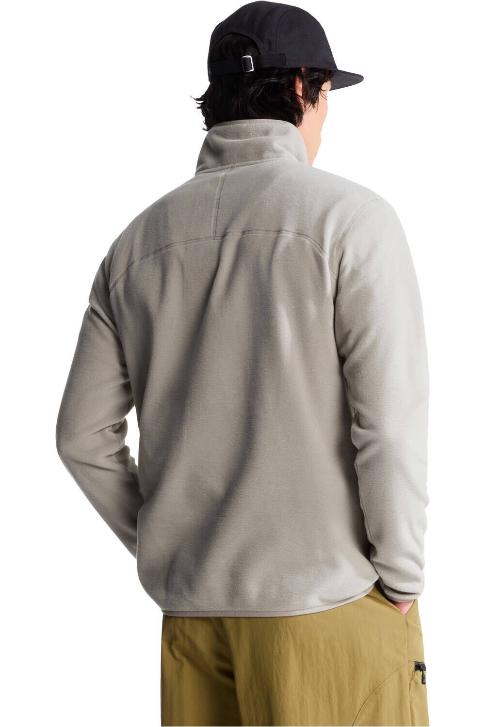 The North Face forro polar hombre M GLACIER 1/4 ZIP - EMBROIDERED LOGO vista trasera