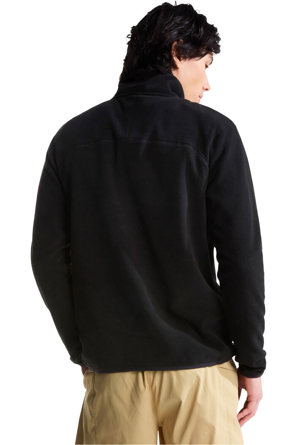The North Face forro polar hombre M GLACIER 1/4 ZIP - EMBROIDERED LOGO vista trasera