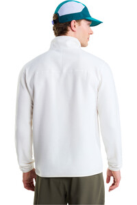 The North Face forro polar hombre M GLACIER 1/4 ZIP - EMBROIDERED LOGO vista trasera