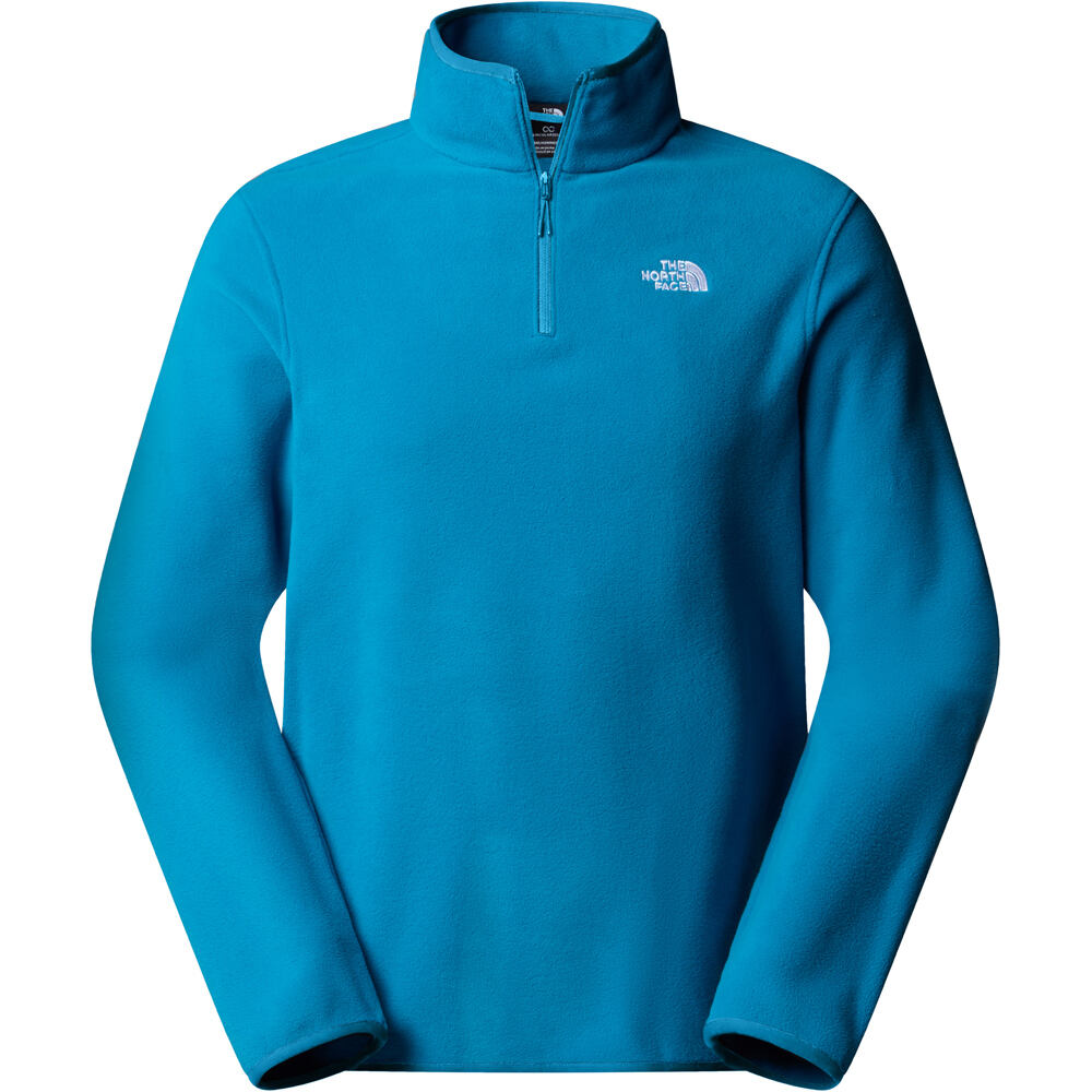 The North Face forro polar hombre M GLACIER FLEECE 1/4 ZIP JACKET vista detalle