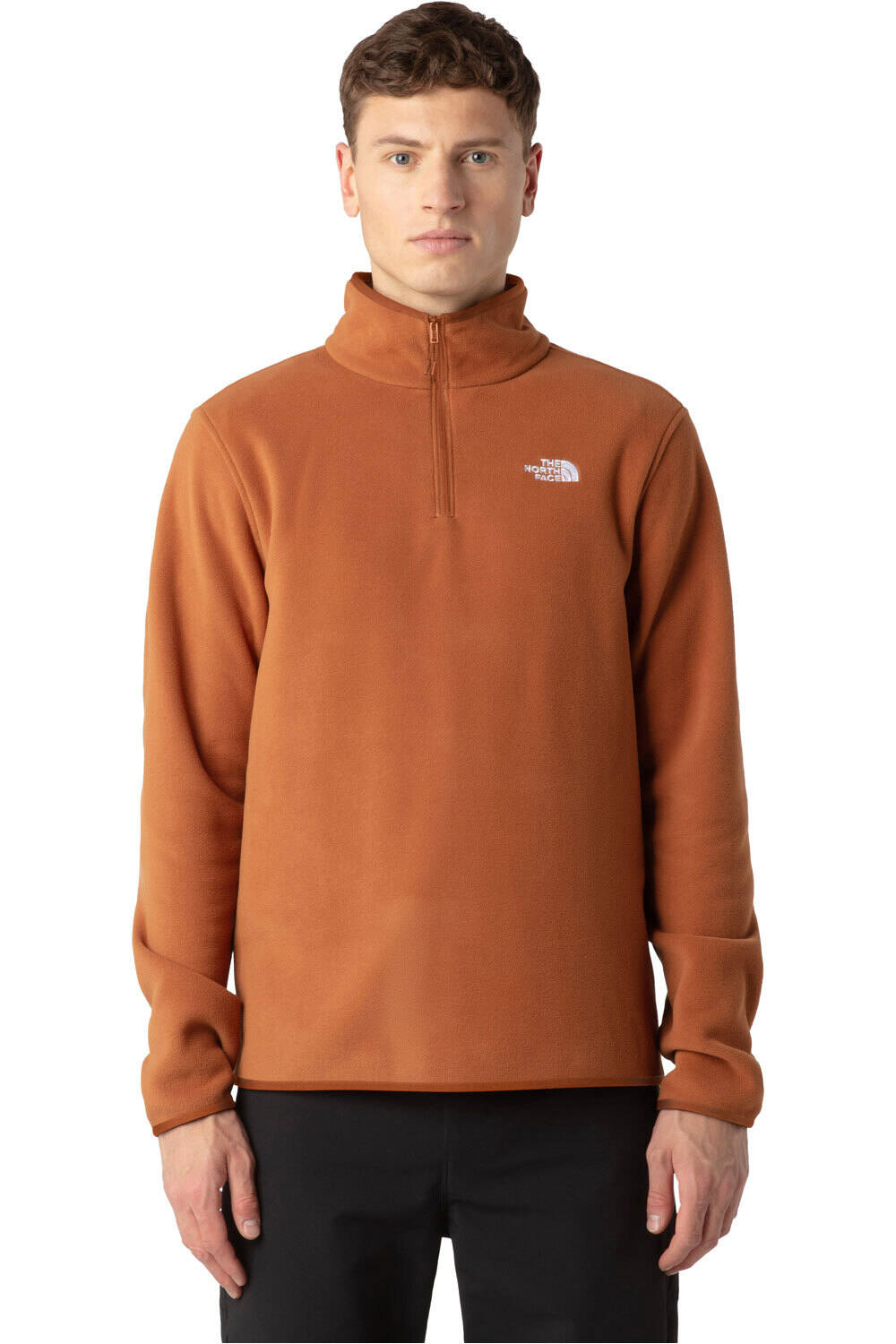 The North Face forro polar hombre M GLACIER FLEECE 1/4 ZIP JACKET vista frontal