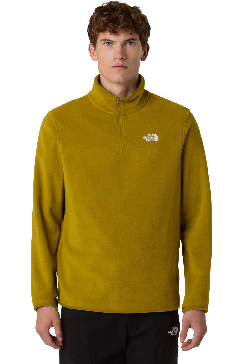 The North Face forro polar hombre M GLACIER FLEECE 1/4 ZIP JACKET vista frontal