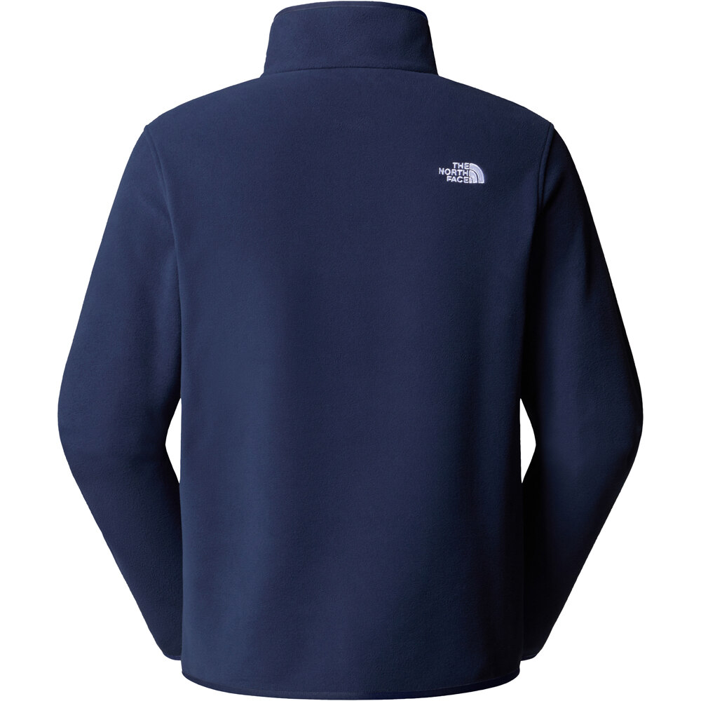 The North Face forro polar hombre M GLACIER FLEECE 1/4 ZIP JACKET vista trasera
