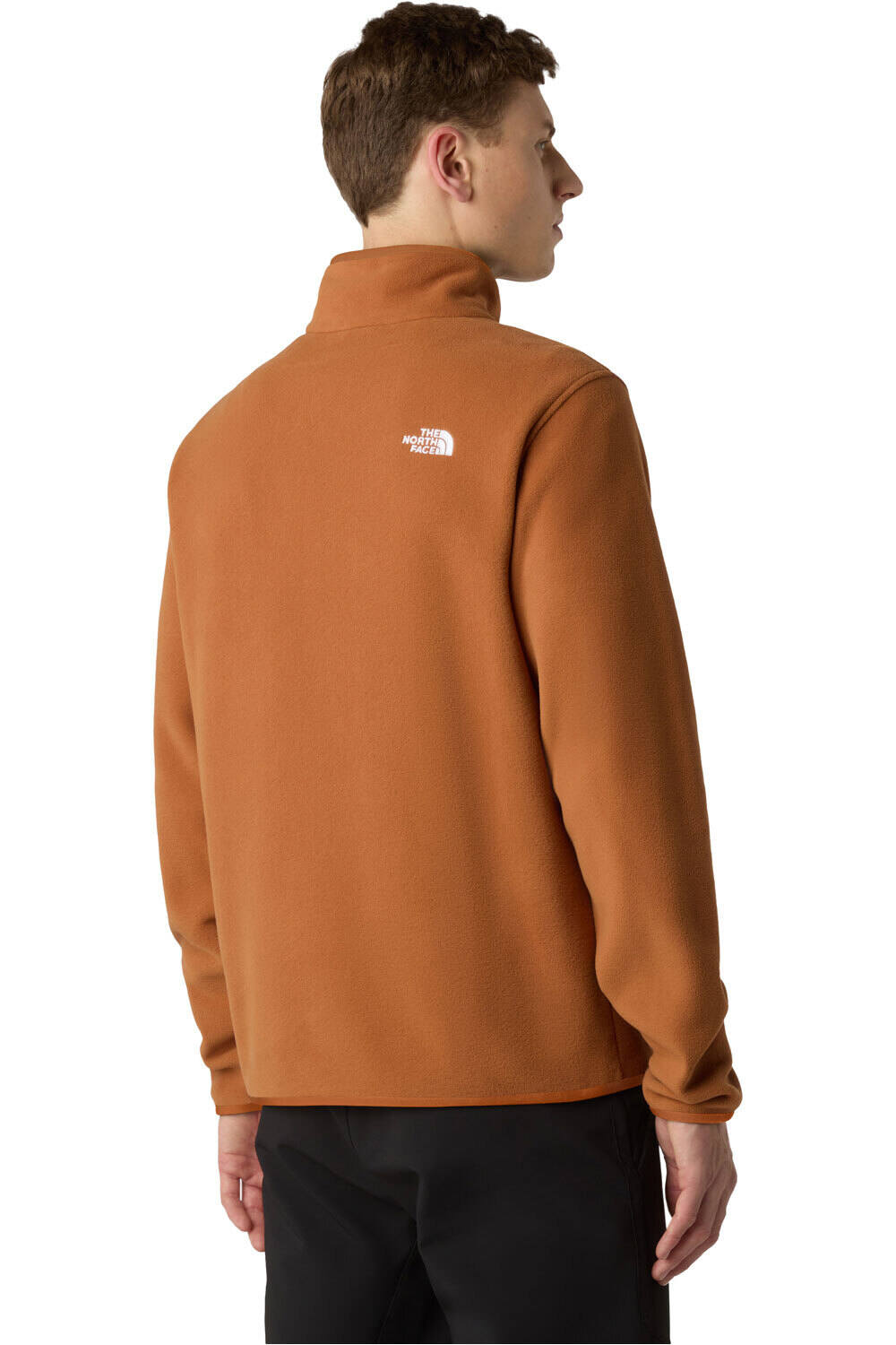 The North Face forro polar hombre M GLACIER FLEECE 1/4 ZIP JACKET vista trasera