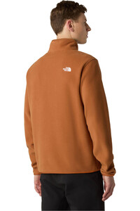 The North Face forro polar hombre M GLACIER FLEECE 1/4 ZIP JACKET vista trasera