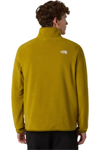 The North Face forro polar hombre M GLACIER FLEECE 1/4 ZIP JACKET vista trasera