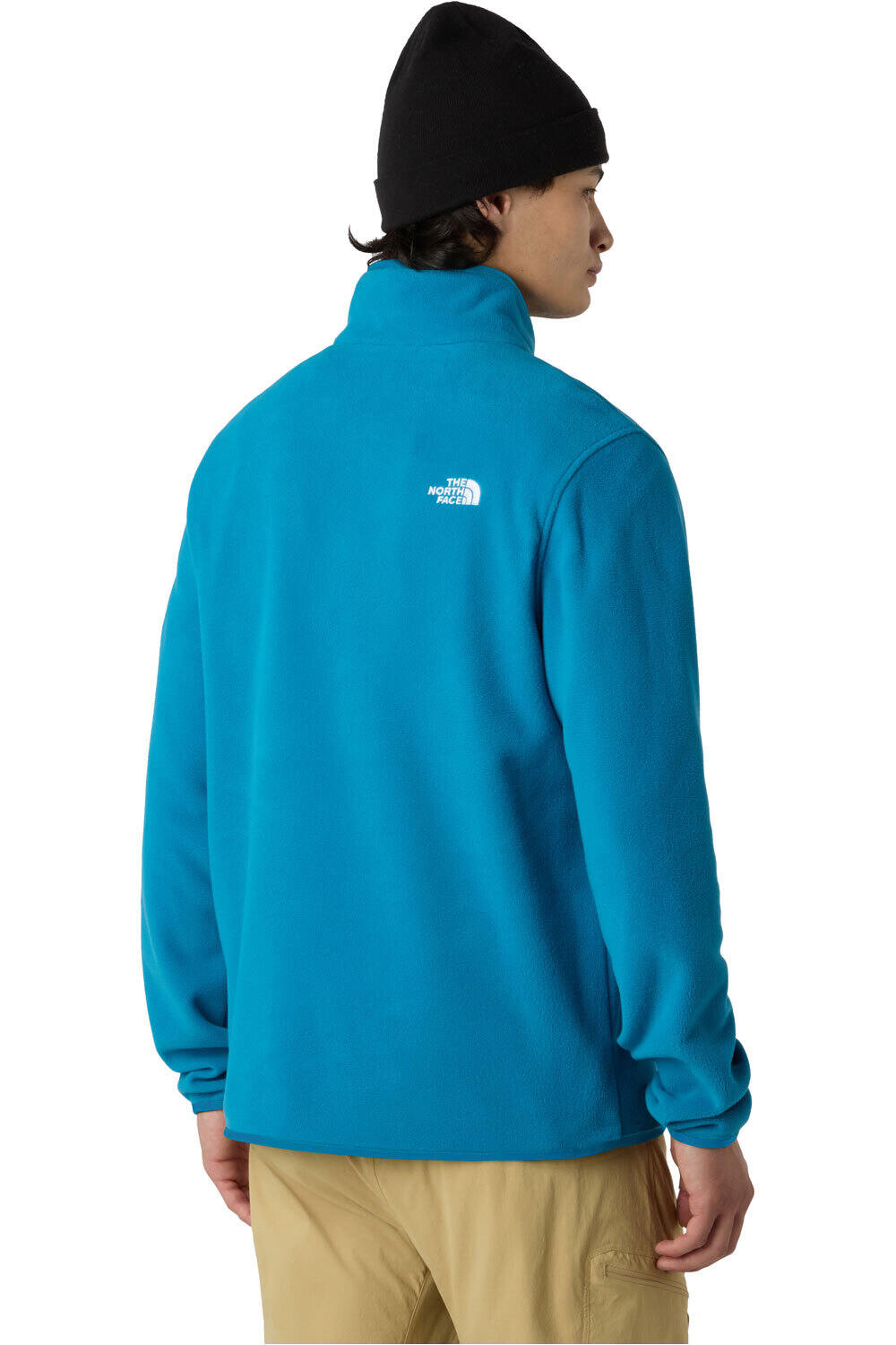The North Face forro polar hombre M GLACIER FLEECE 1/4 ZIP JACKET vista trasera