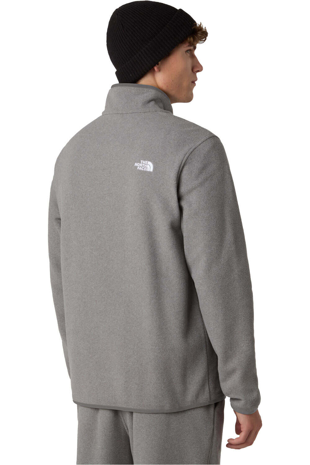 The North Face forro polar hombre M GLACIER FLEECE 1/4 ZIP JACKET vista trasera