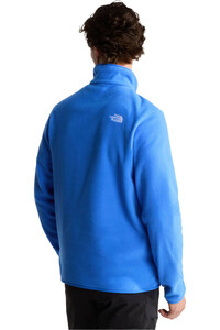 The North Face forro polar hombre M GLACIER FLEECE 1/4 ZIP JACKET vista trasera