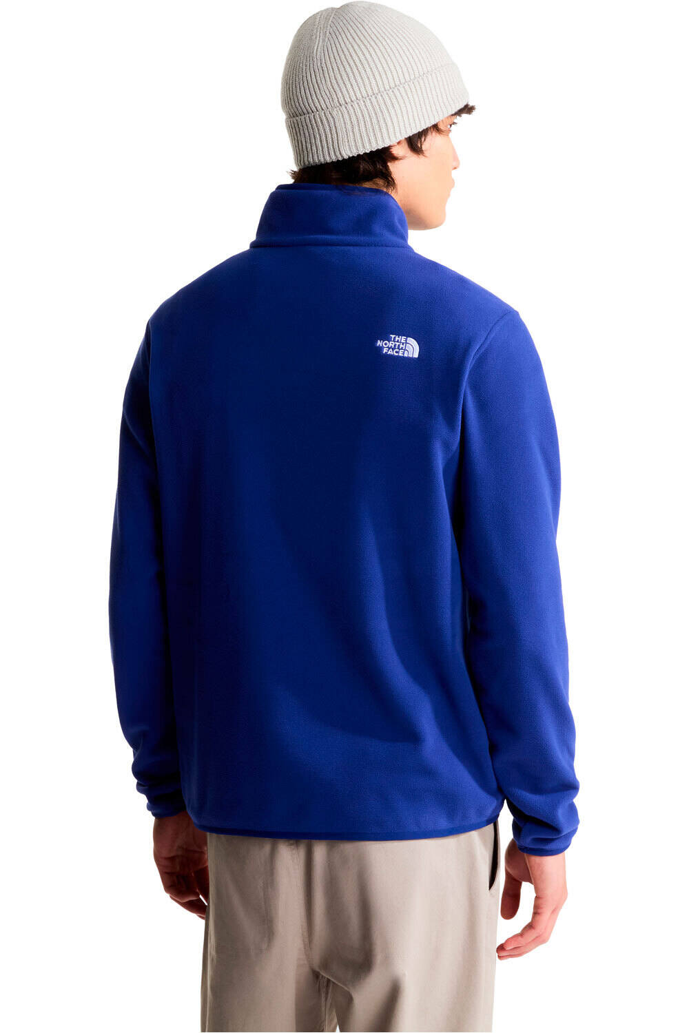 The North Face forro polar hombre M GLACIER FLEECE 1/4 ZIP JACKET vista trasera