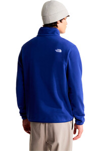 The North Face forro polar hombre M GLACIER FLEECE 1/4 ZIP JACKET vista trasera