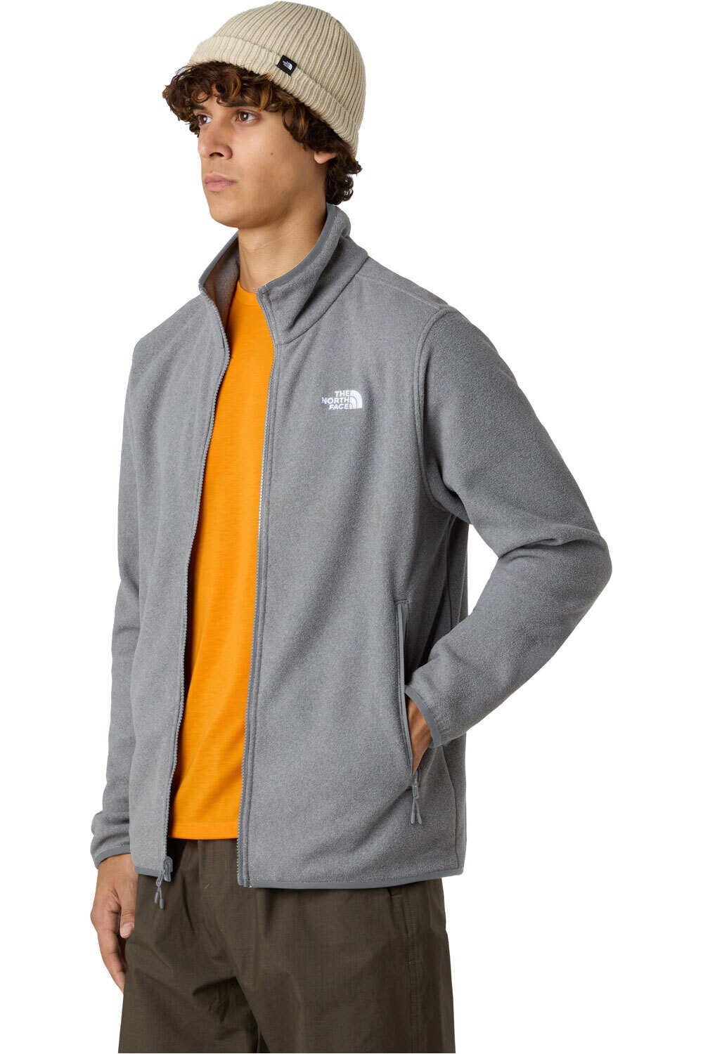 The North Face forro polar hombre M GLACIER FLEECE JACKET vista detalle