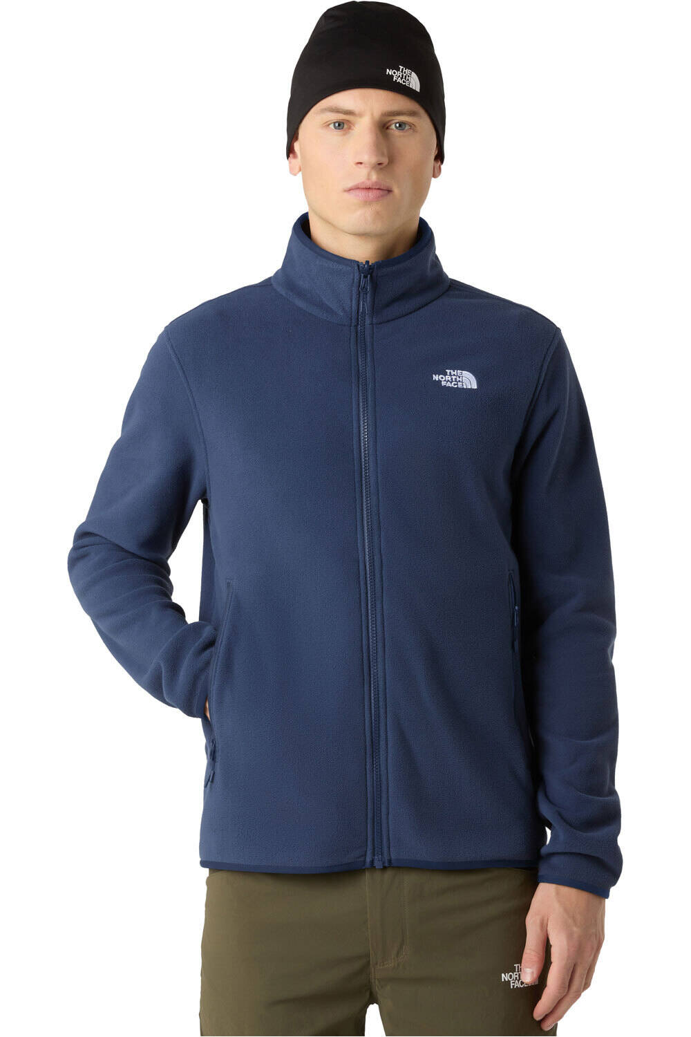 The North Face forro polar hombre M GLACIER FLEECE JACKET vista frontal