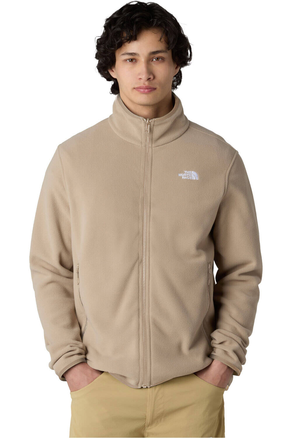 The North Face forro polar hombre M GLACIER FLEECE JACKET vista frontal