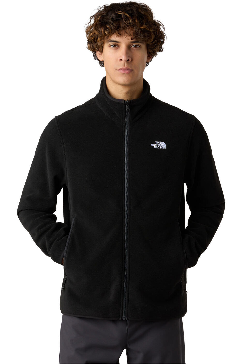 The North Face forro polar hombre M GLACIER FLEECE JACKET vista frontal