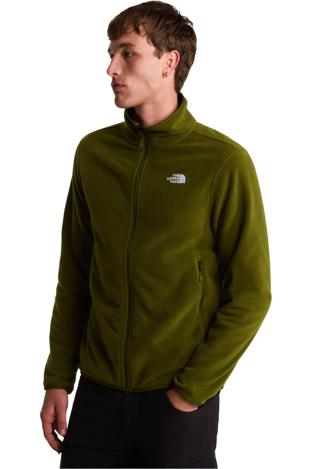 The North Face forro polar hombre M GLACIER FLEECE JACKET vista frontal