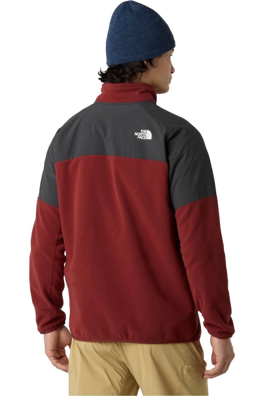 The North Face forro polar hombre M GLACIER HEAVYWEIGHT 1/2 ZIP vista trasera