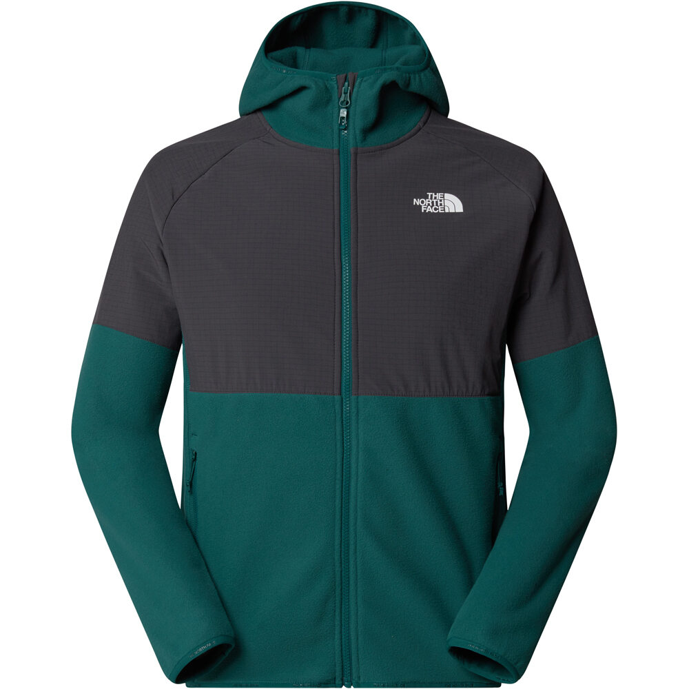 The North Face forro polar hombre M GLACIER HEAVYWEIGHT FULL ZIP HD vista frontal