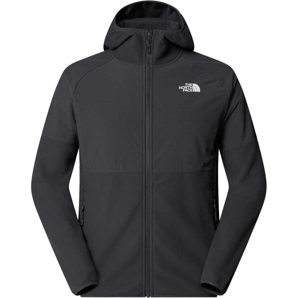 The North Face forro polar hombre M GLACIER HEAVYWEIGHT FULL ZIP HD vista frontal