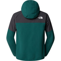 The North Face forro polar hombre M GLACIER HEAVYWEIGHT FULL ZIP HD vista trasera