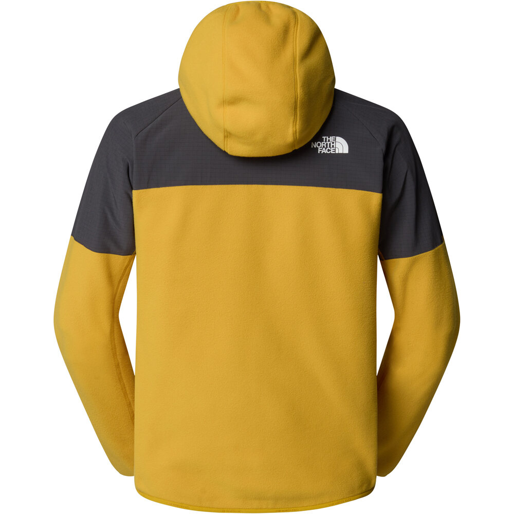The North Face forro polar hombre M GLACIER HEAVYWEIGHT FULL ZIP HD vista trasera