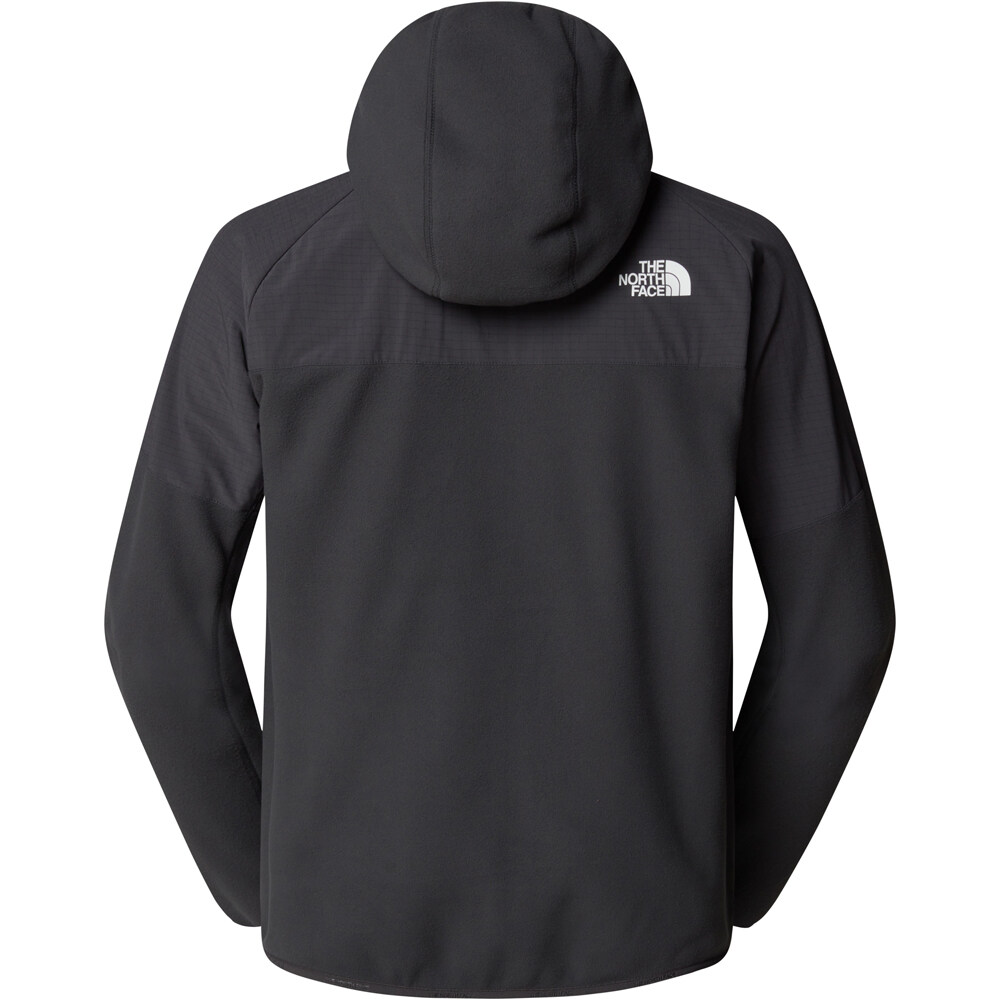 The North Face forro polar hombre M GLACIER HEAVYWEIGHT FULL ZIP HD vista trasera