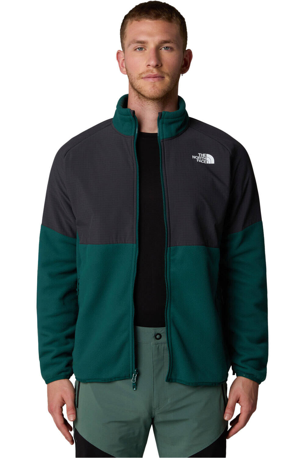 The North Face forro polar hombre M GLACIER HEAVYWEIGHT FULL ZIP vista detalle