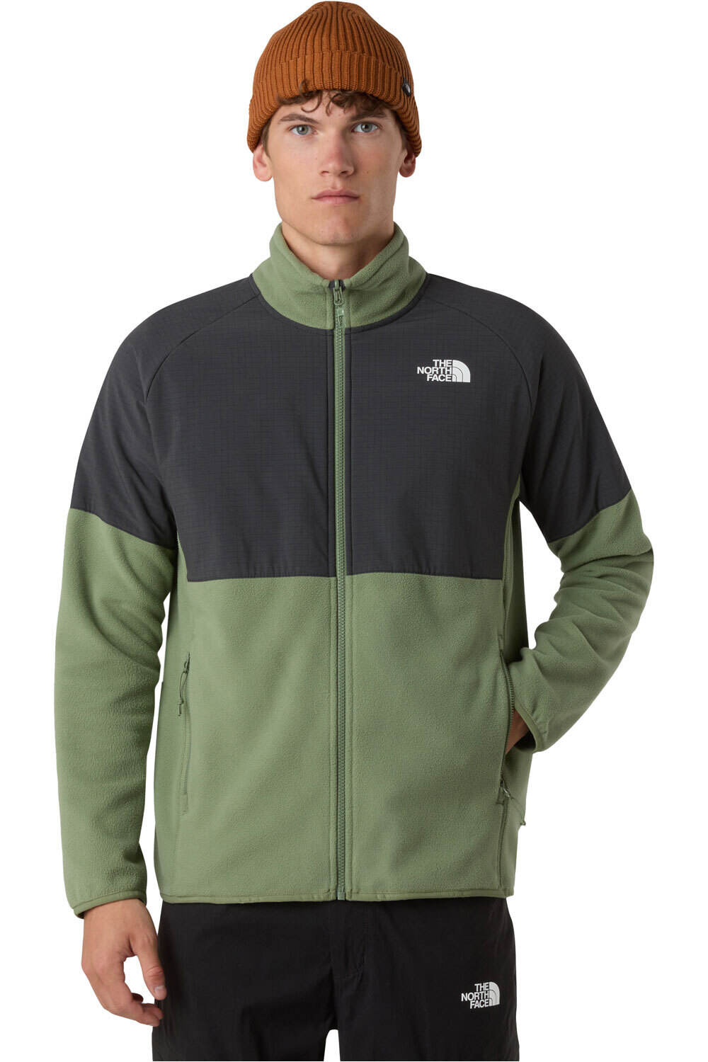 The North Face forro polar hombre M GLACIER HEAVYWEIGHT FULL ZIP vista frontal