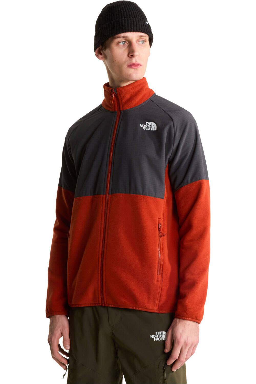 The North Face forro polar hombre M GLACIER HEAVYWEIGHT FULL ZIP vista frontal