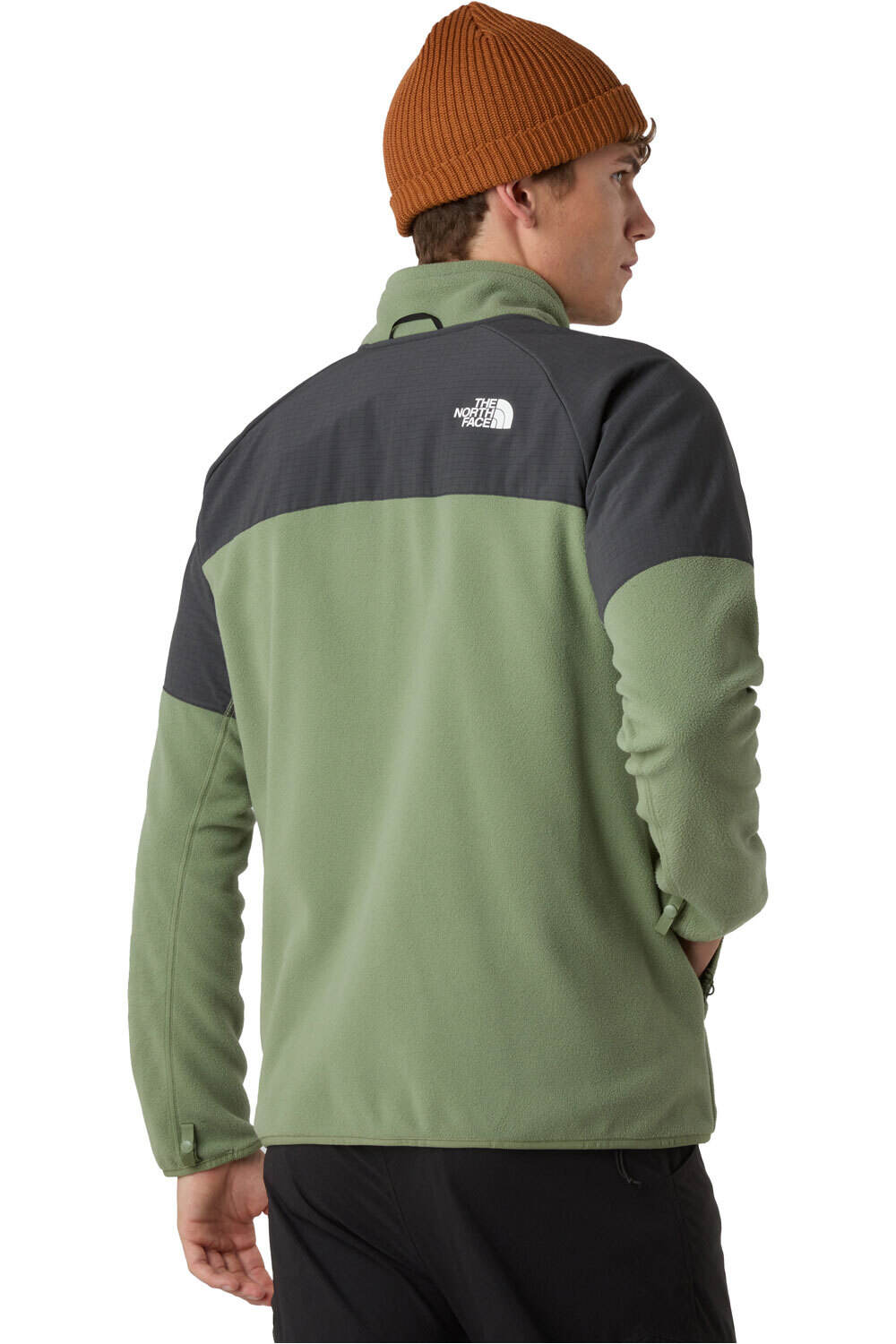 The North Face forro polar hombre M GLACIER HEAVYWEIGHT FULL ZIP vista trasera