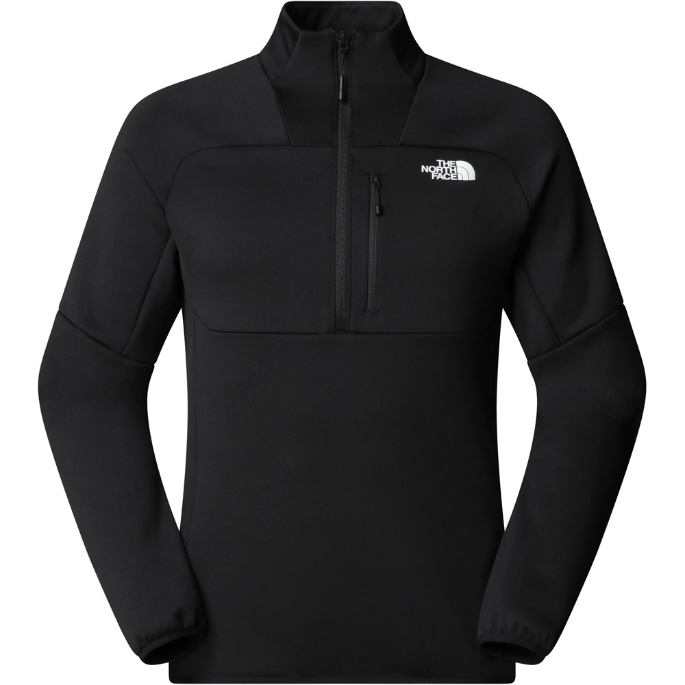 The North Face forro polar hombre M METEORA 1/4 ZIP FLEECE vista detalle