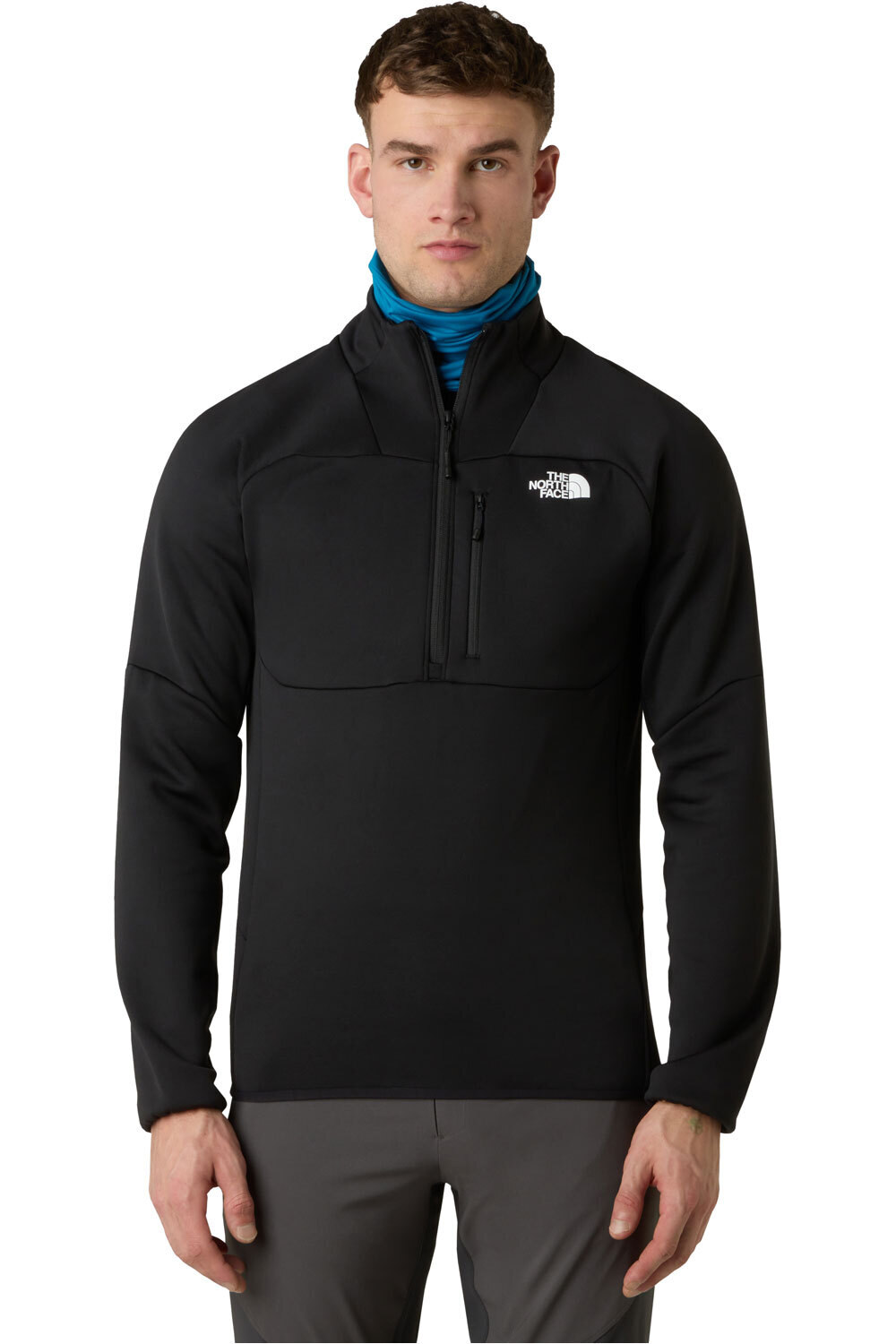 The North Face forro polar hombre M METEORA 1/4 ZIP FLEECE vista frontal