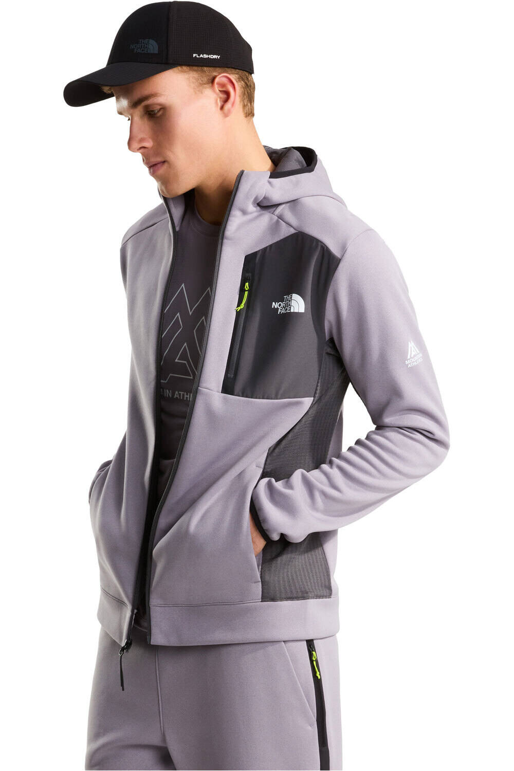 The North Face forro polar hombre M MOUNTAIN ATHLETICS FLEECE FULL ZIP JAC vista detalle