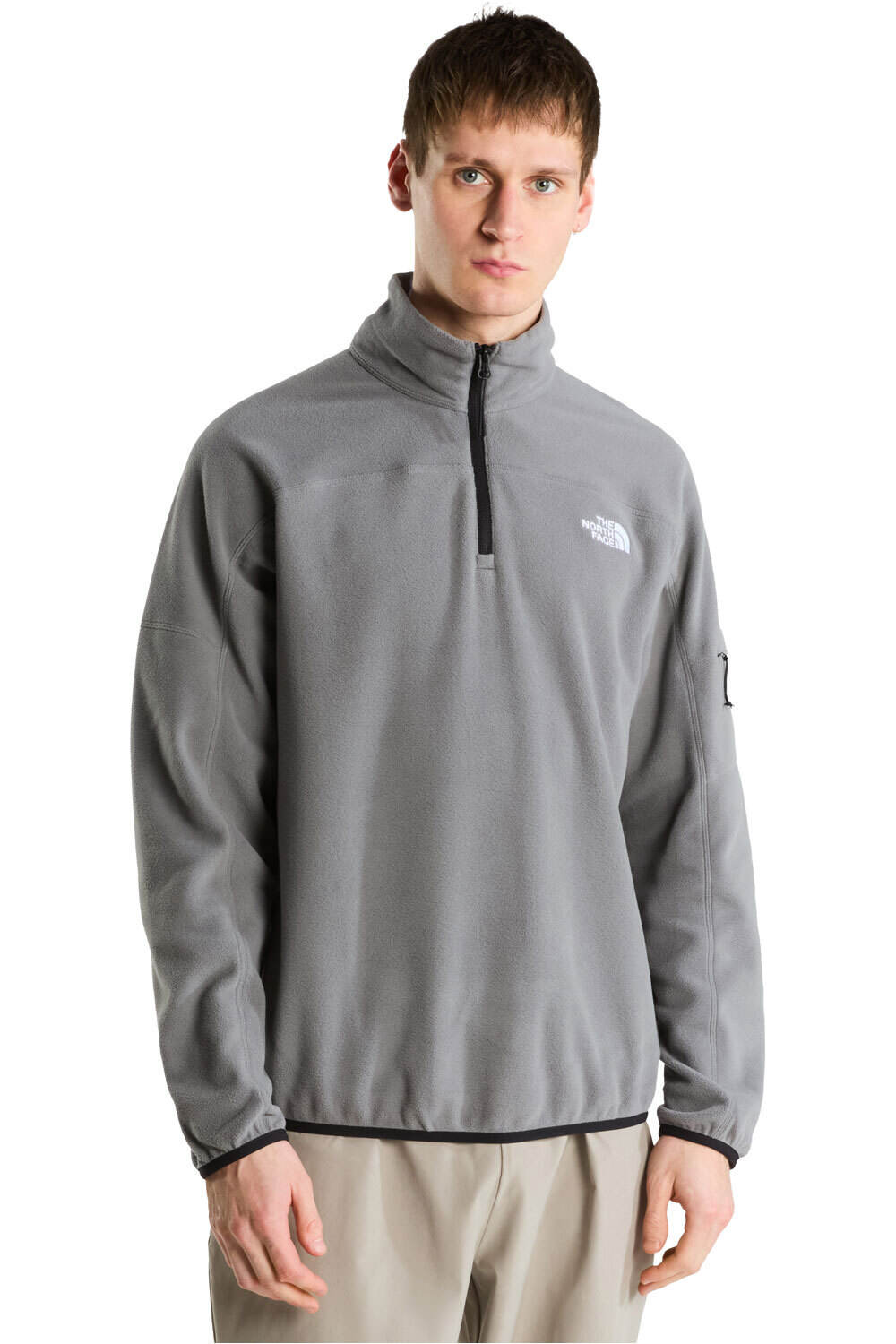 The North Face forro polar hombre M MOUNTAIN ATHLETICS GLACIER 1/4 ZIP FL vista frontal