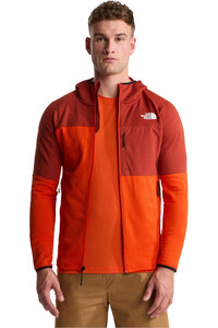 The North Face forro polar hombre M POLARTEC POWERGRID STORMGAP HOODIE vista detalle