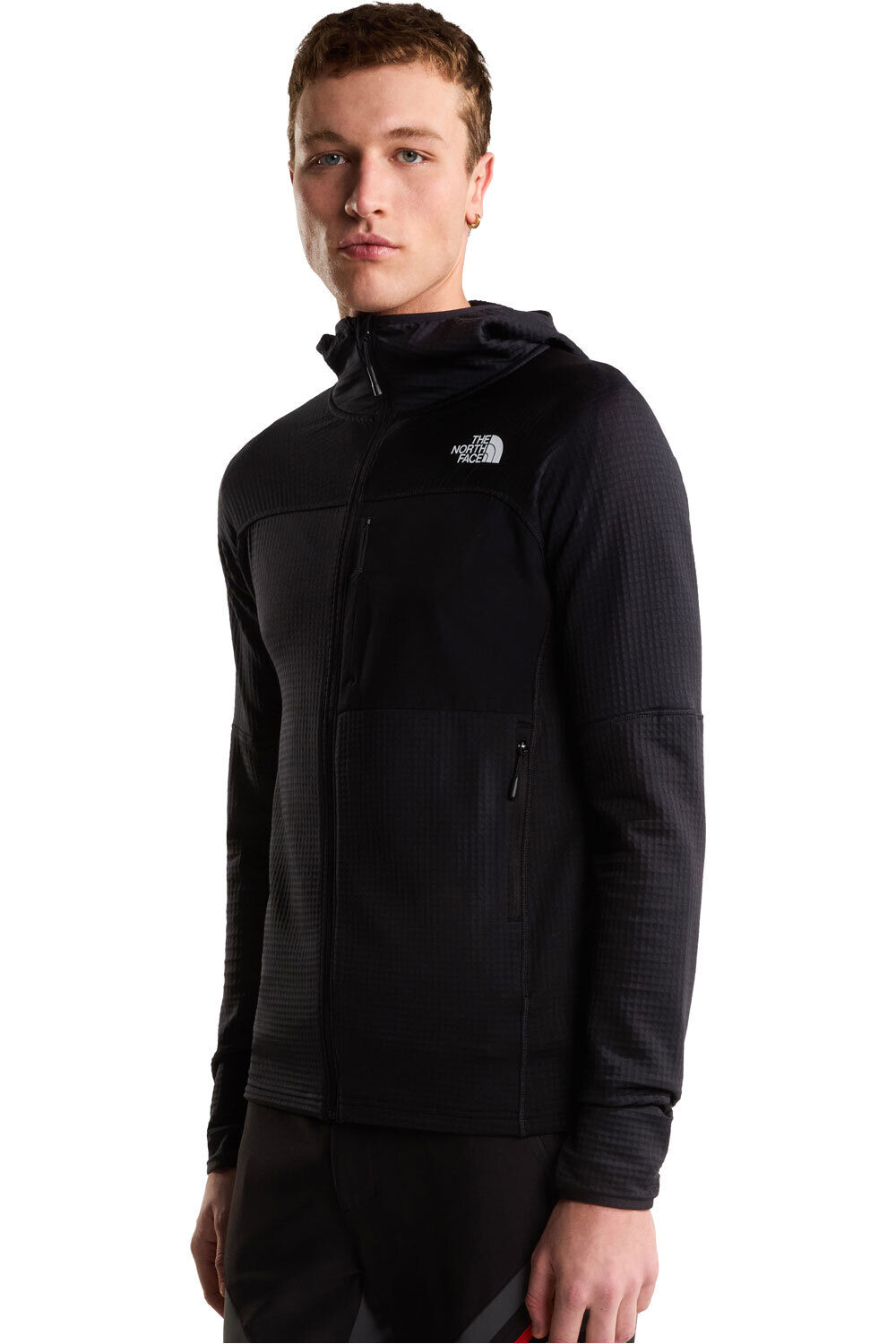 The North Face forro polar hombre M POLARTEC POWERGRID STORMGAP HOODIE vista frontal