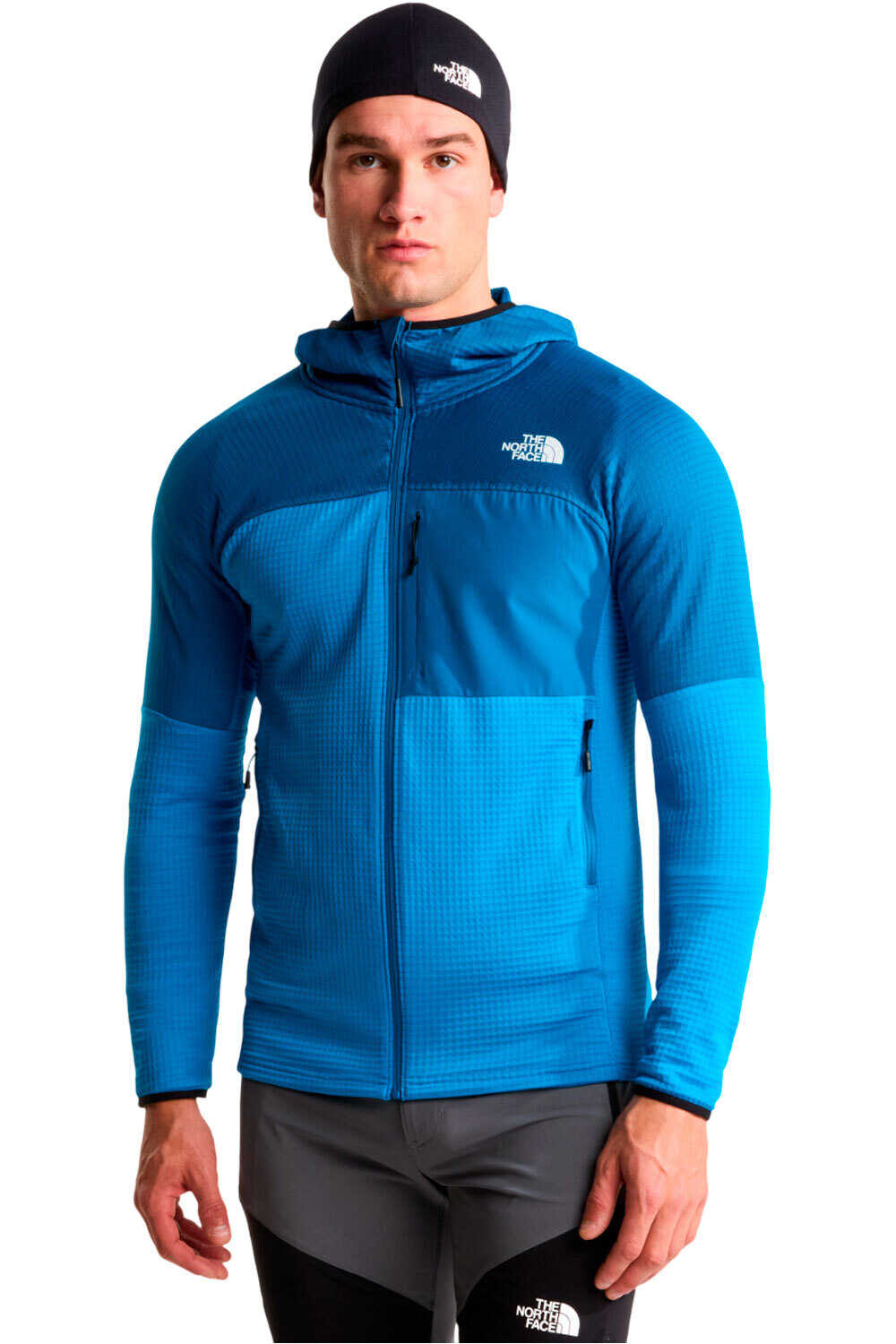 The North Face forro polar hombre M POLARTEC POWERGRID STORMGAP HOODIE vista frontal
