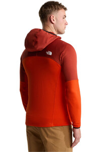 The North Face forro polar hombre M POLARTEC POWERGRID STORMGAP HOODIE vista trasera