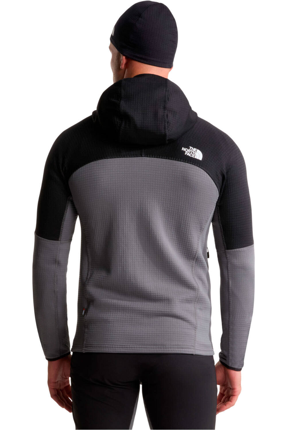 The North Face forro polar hombre M POLARTEC POWERGRID STORMGAP HOODIE vista trasera