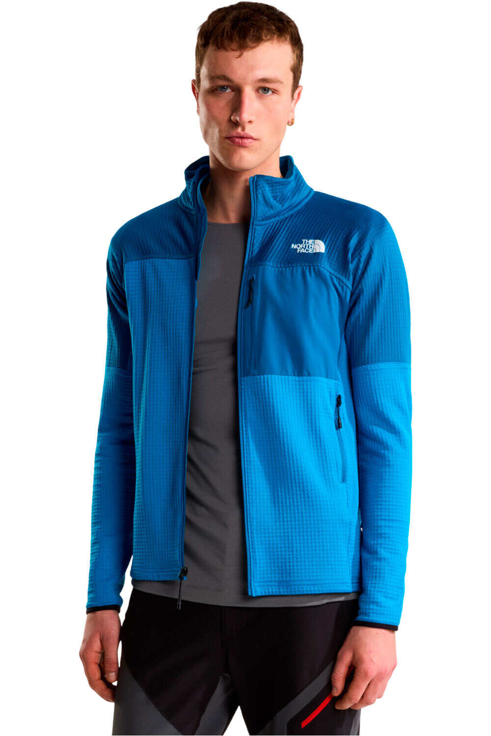 The North Face forro polar hombre M POLARTEC POWERGRID STORMGAP JACKET vista detalle