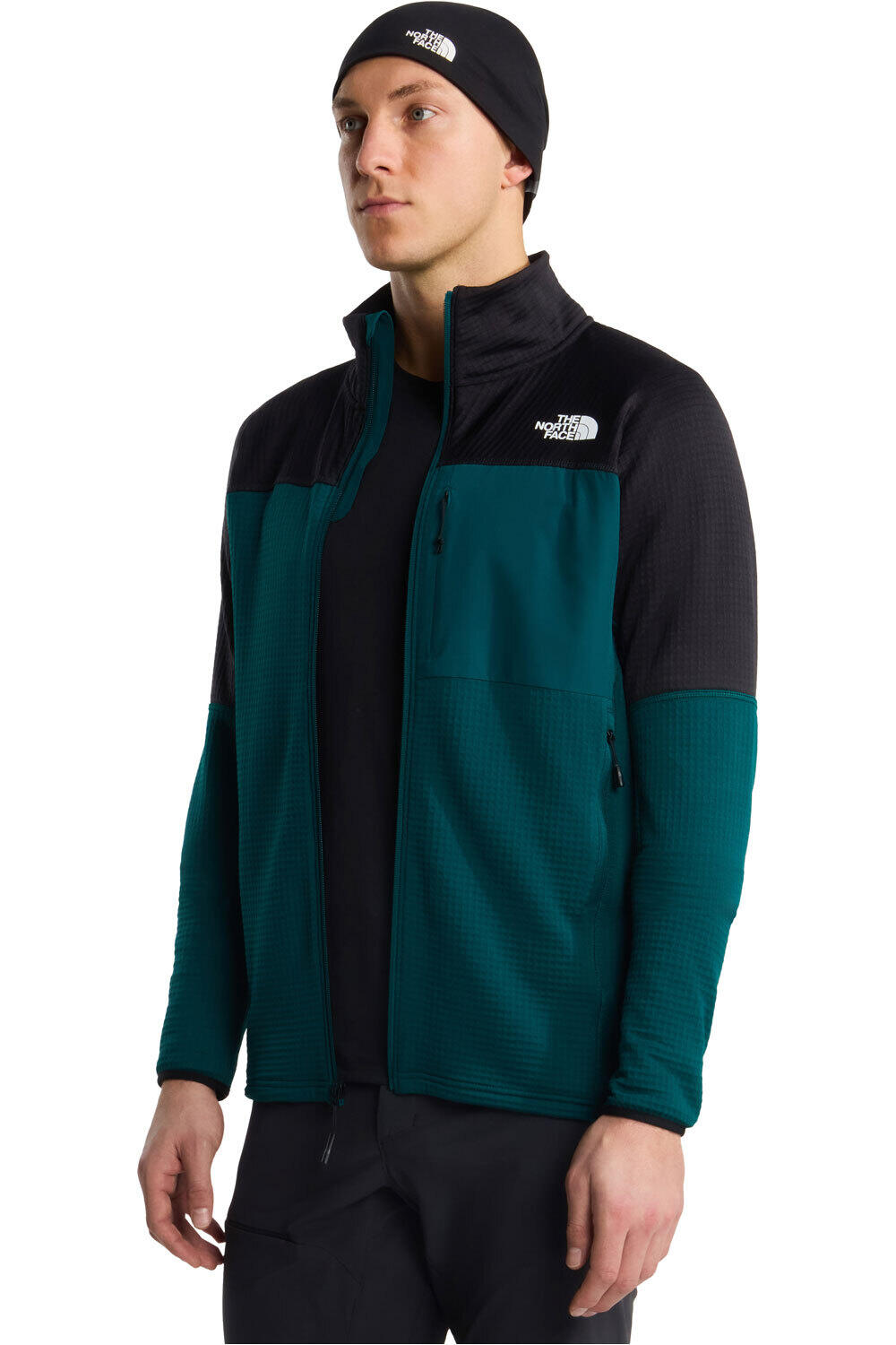 The North Face forro polar hombre M POLARTEC POWERGRID STORMGAP JACKET vista detalle