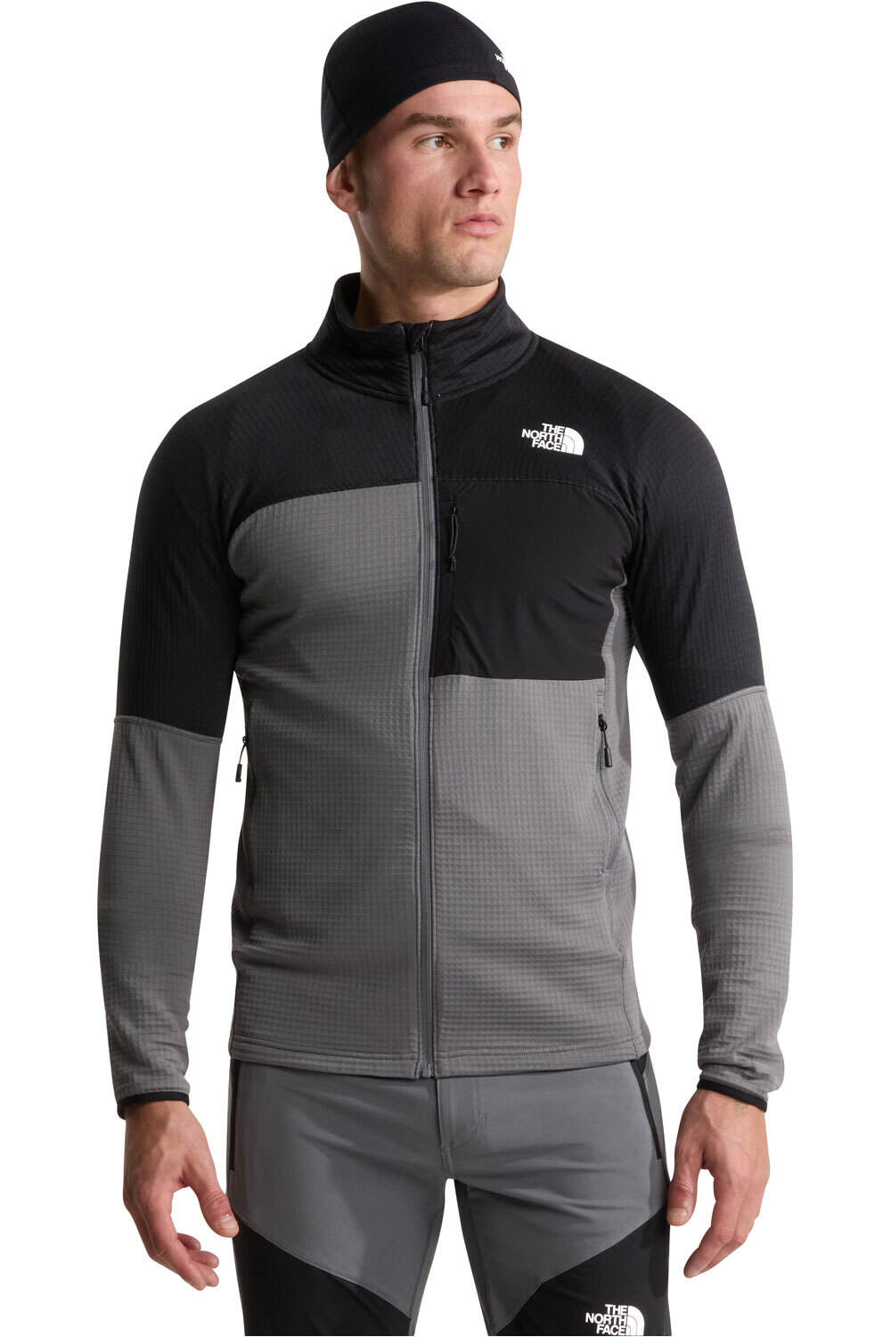 The North Face forro polar hombre M POLARTEC POWERGRID STORMGAP JACKET vista frontal