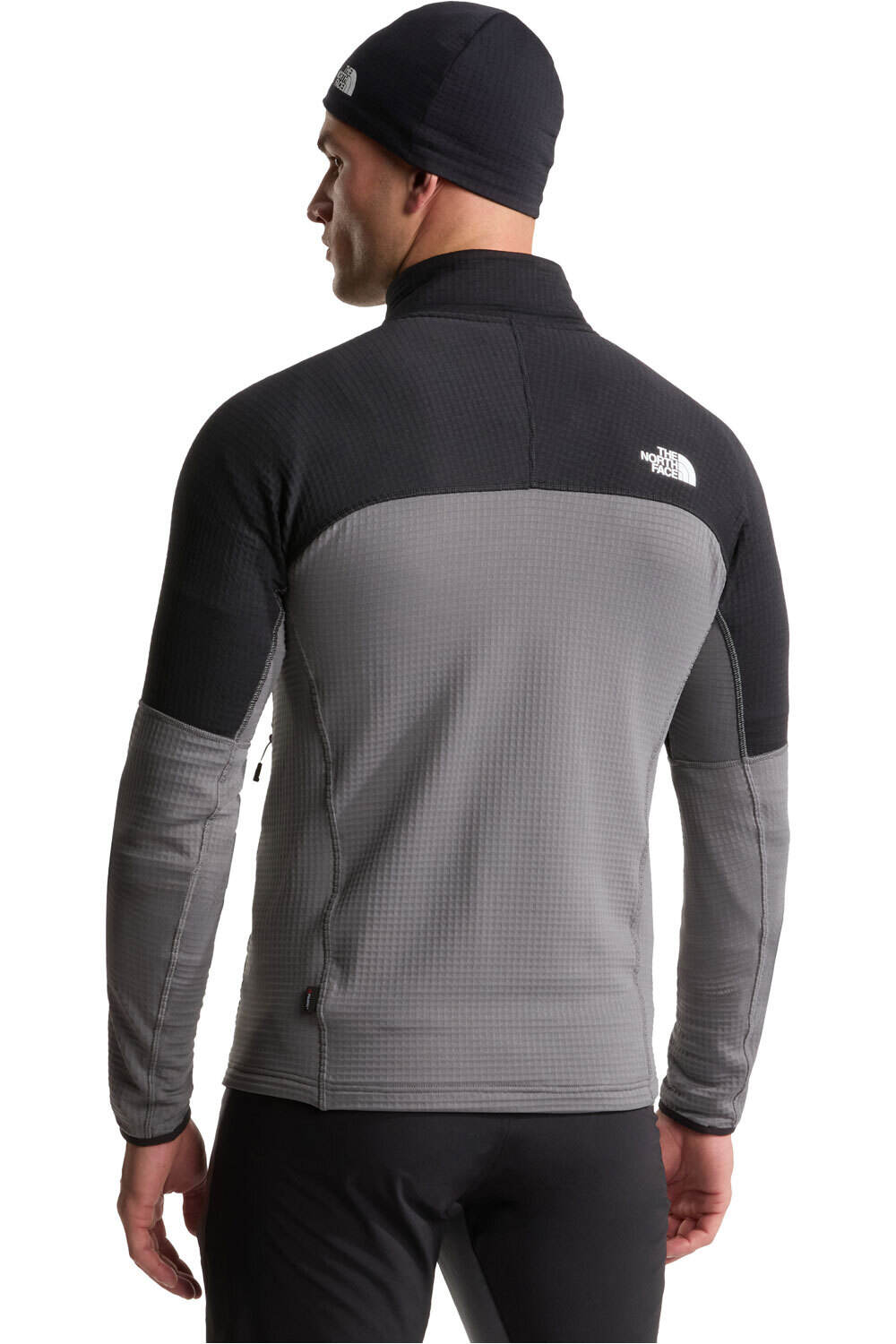 The North Face forro polar hombre M POLARTEC POWERGRID STORMGAP JACKET vista trasera