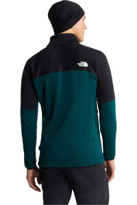 The North Face forro polar hombre M POLARTEC POWERGRID STORMGAP JACKET vista trasera