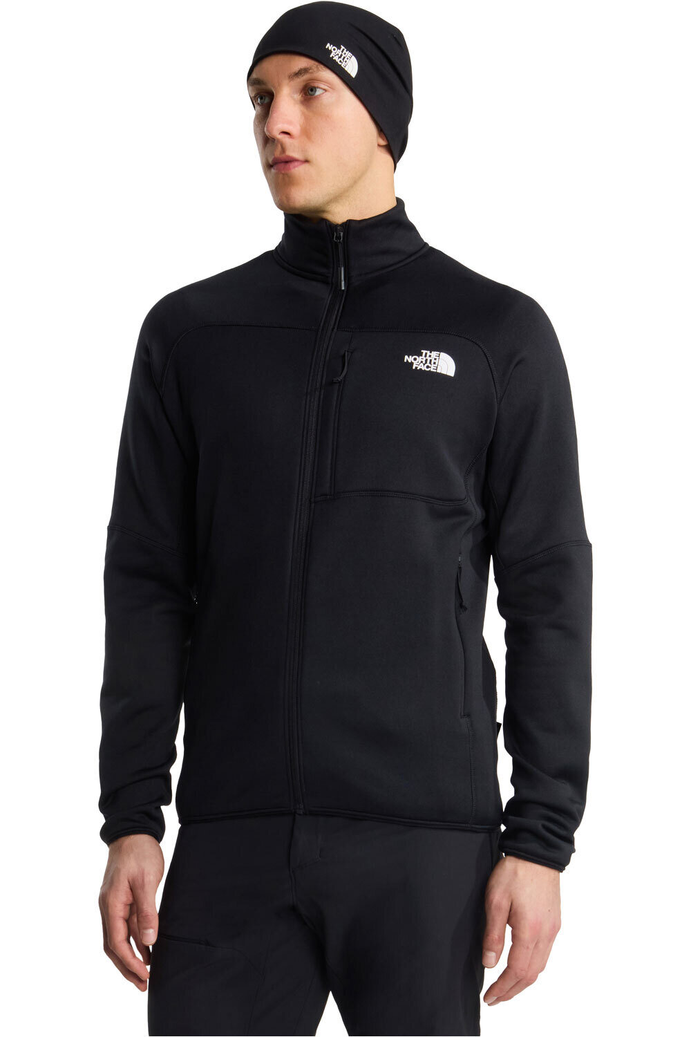The North Face forro polar hombre M POLARTEC POWERSTRETCH METEORA FULL ZIP vista frontal