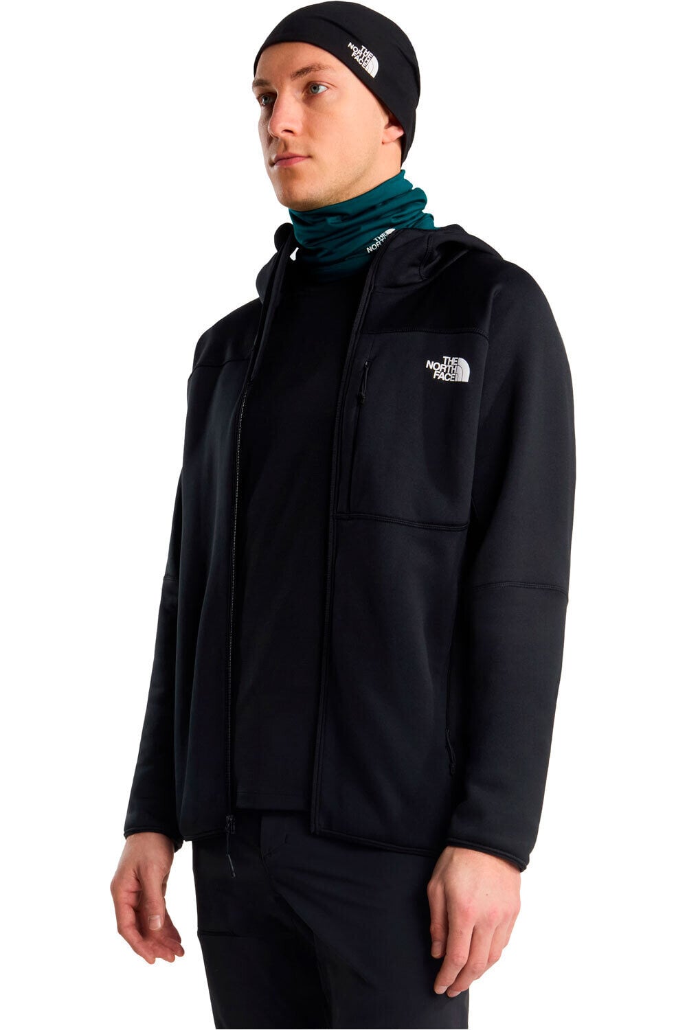 The North Face forro polar hombre M POLARTEC POWERSTRETCH METEORA HOODIE vista detalle
