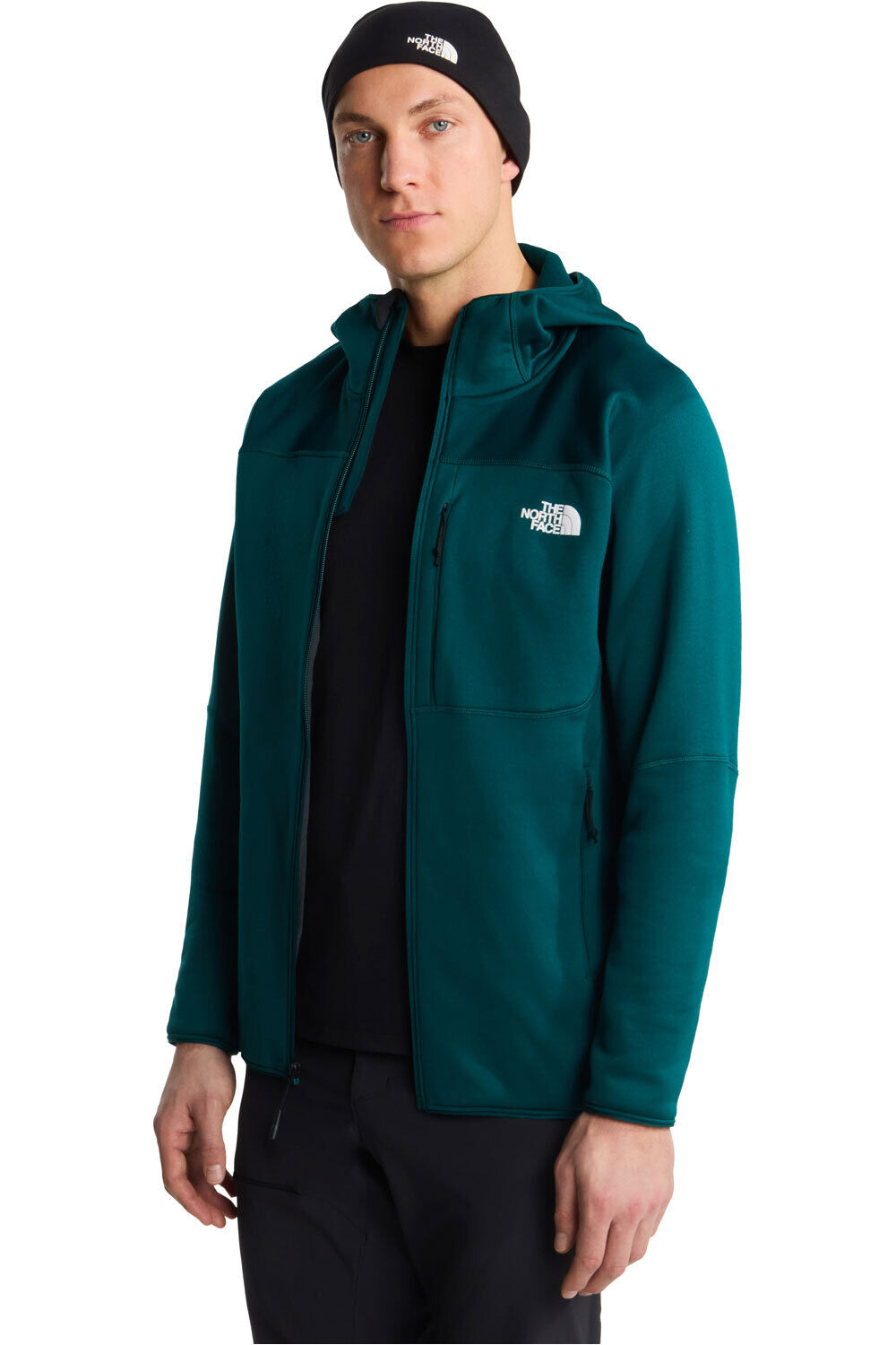 The North Face forro polar hombre M POLARTEC POWERSTRETCH METEORA HOODIE vista detalle