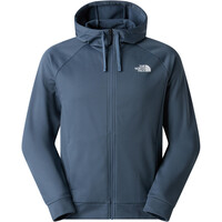 The North Face forro polar hombre M REAXION 2.0 HOODED FULL ZIP JACKET vista detalle